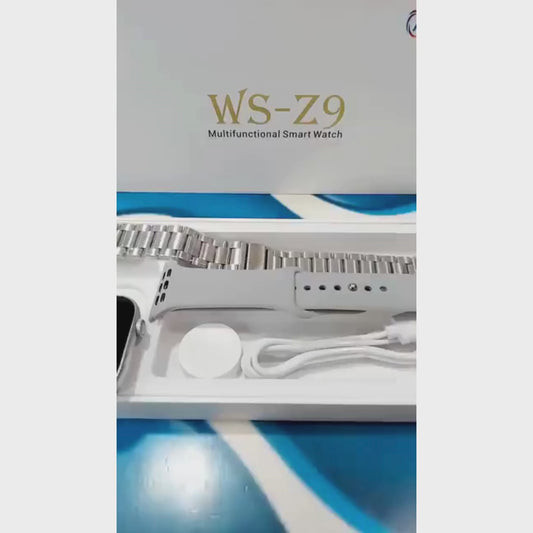 WS-Z9 Series 9 Smart Watch – 2.2″ AMOLED, Bluetooth Calling, Fitness Tracker